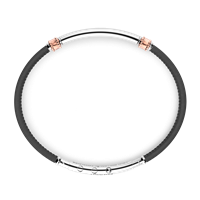 Bracelet Zancan Man SPRING in Silver ESB174-NE - ESB174-NE